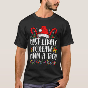 Camiseta É Mais Provável Deixar Papais noeis Um Natal Engra