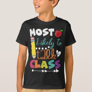 Camiseta É Mais Provável Falar Em Jardim De Infância Da Cla