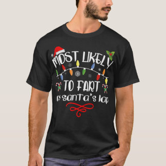 Camiseta É Mais Provável Que Se Aplique Em Papais noeis Lap