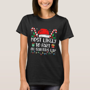 Camiseta É Mais Provável Que Se Aplique Em Papais noeis Lap