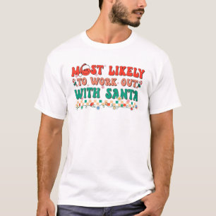 Camiseta É Mais Provável Trabalhar Com Papais noeis De Groo