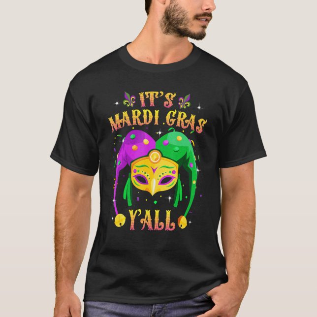 Camiseta É Mardi Gras Y All New Orleans Party (Frente)