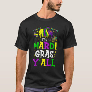 Camiseta É Mardi Gras Yall Funny New Orleans Parade Wome