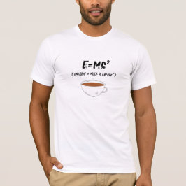 Camiseta E=MC2 Coffee Science Humor Coffee Lover T Shirt