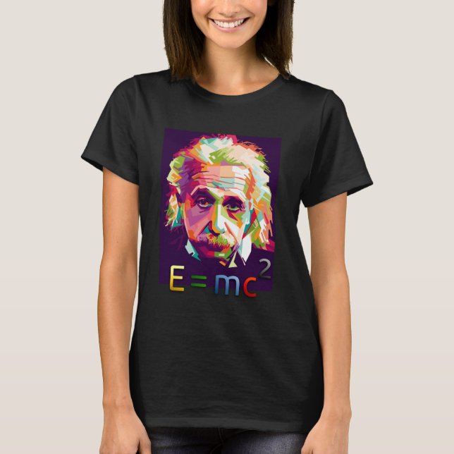 Camiseta E MC2 I Love Math Physics Science (Frente)
