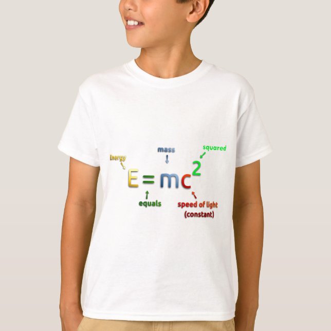 Camiseta E = MC^2. E igualam MC esquadrado (Frente)