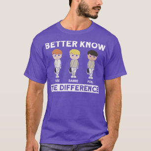 Camiseta É Melhor Conhecer A Folha Do Fencer De Diferença