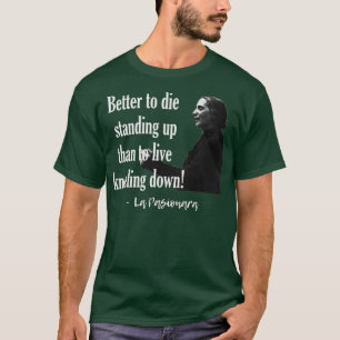 CAMISETA É MELHOR MORRER EM PÉ DO QUE VIVER A MANUTENÇÃ