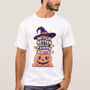 Camiseta É Melhor Que A Bruxa Tenha O Meu Docinho - Bonito