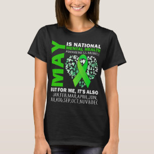 Camiseta É Mês De Consciência Da Saúde Mental Em Maio Vesti