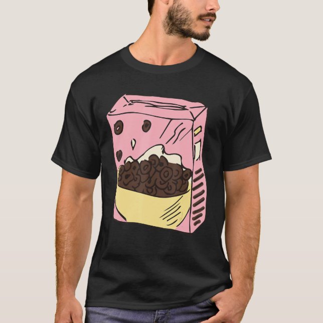 Camiseta É Mesmo Como Cereal De Café Da Manhã, Ok Cereal (Frente)