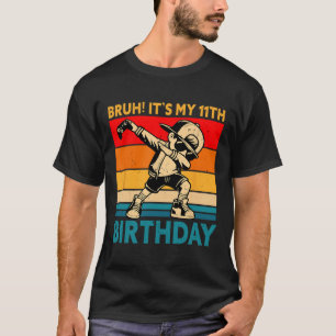 Camiseta É Meu 11º Aniversário Menino de 11 Anos Dabbin