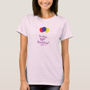 Camiseta É meu 29o aniversário… outra vez