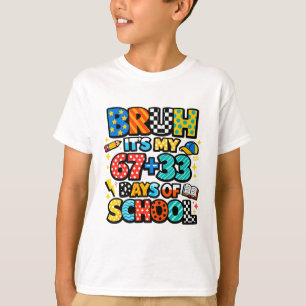 Camiseta É Meu 67+33 Dias De Escola 100 Dias De Escola