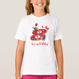 Camiseta É meu 8o aniversário