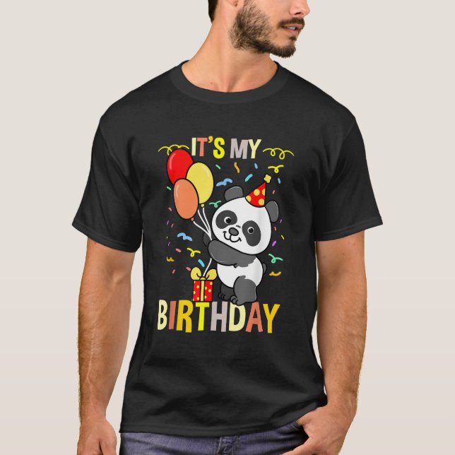 Camiseta É Meu Animal De Panda (Frente)