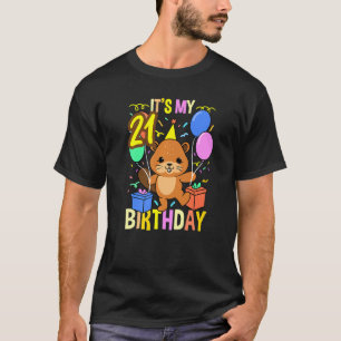 Camiseta É Meu aniversário de 21 anos Beaver