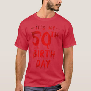 Camiseta É Meu Aniversário de 50 Anos 1976 Fãs de Humor e T