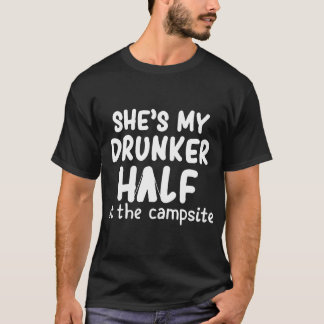 Camiseta é meu drunker meio no namorada do acampamento