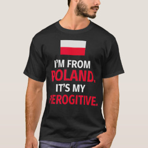 Camiseta É Meu Pierogative Engraçado Polonês Pierogi