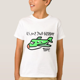 Camiseta É meu segundo aniversário hoje