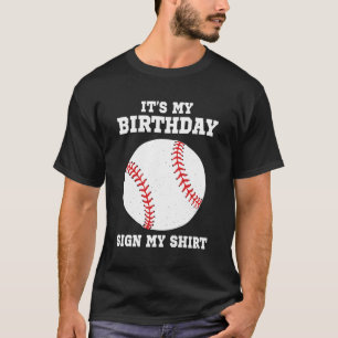Camiseta É Meu Sinal, Meu Jogador De Beisebol