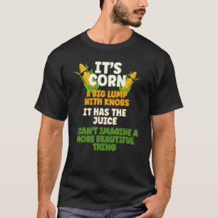 Camiseta É Milho Grande com Botões Tem Suco