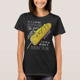 Camiseta É Milho Grande Com Botões Tem Suco