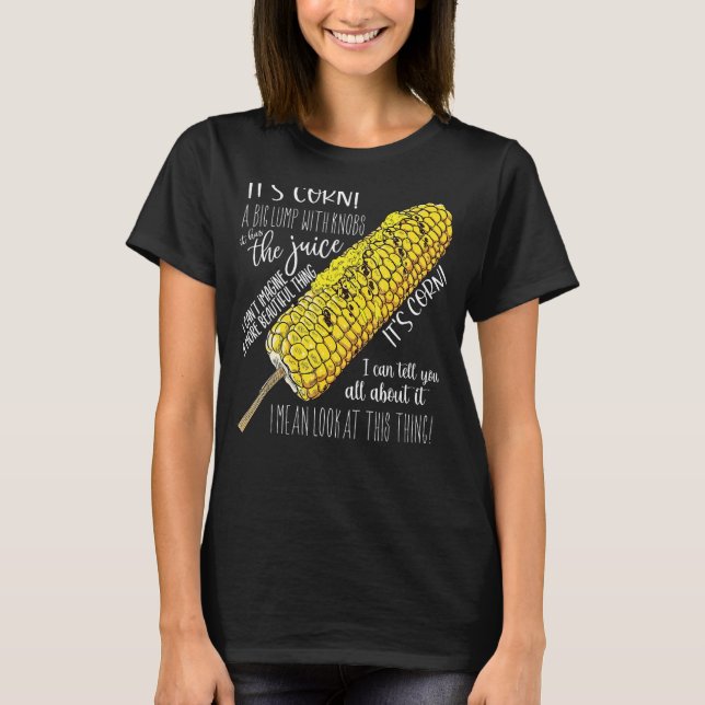 Camiseta É Milho Grande Com Botões Tem Suco (Frente)