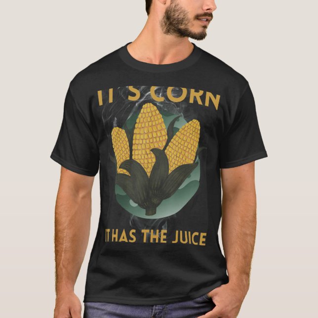 Camiseta É Milho Tem a Trendência do Milho Retro (Frente)