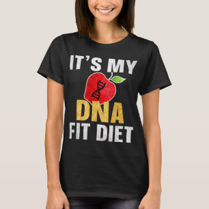 Camiseta É minha dieta de DNA Ajustado