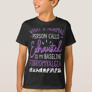 Camiseta É Minha Faixa de Sensibilização por Fibromialgia d