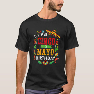 Camiseta É Minha Festa de aniversário De Aniversário Cinco