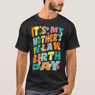Camiseta É minha mãe na lei Aniversário Retro Vintage Wom
