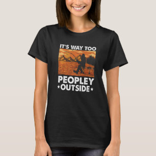 Camiseta É Muito Mais Pessoas Fora do Introduvert Sasquatch