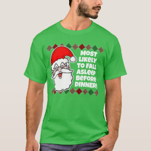 Camiseta É muito provável que o Natal... Piada T-Shirt
