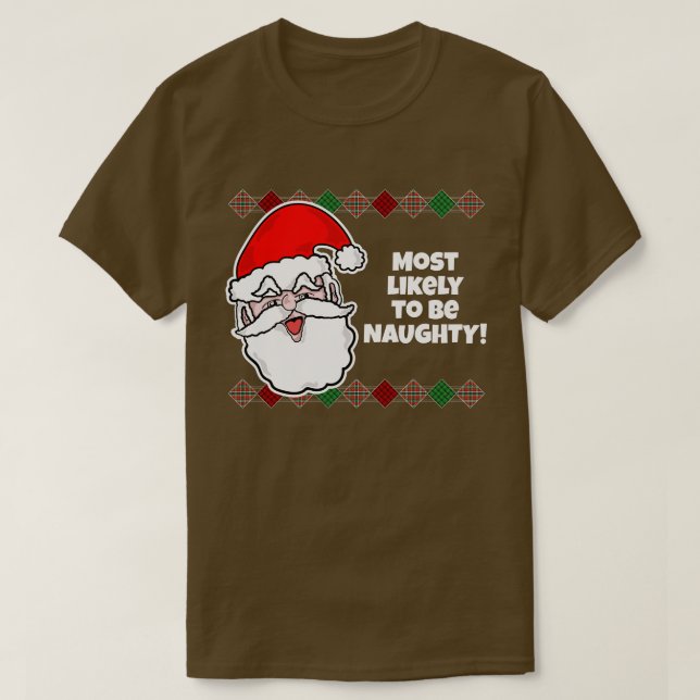 Camiseta É muito provável que o Natal... Piada T-Shirt (Frente do Design)