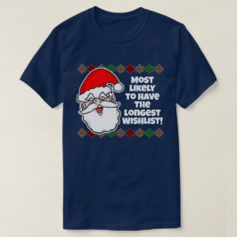 Camiseta É muito provável que o Natal... Piada T-Shirt