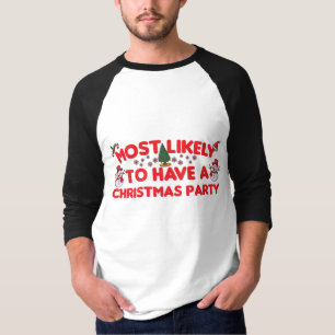 Camiseta É muito provável que tenha uma festa de Natal