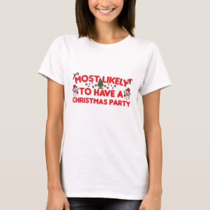 Camiseta É muito provável que tenha uma festa de Natal