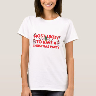 Camiseta É muito provável que tenha uma festa de Natal