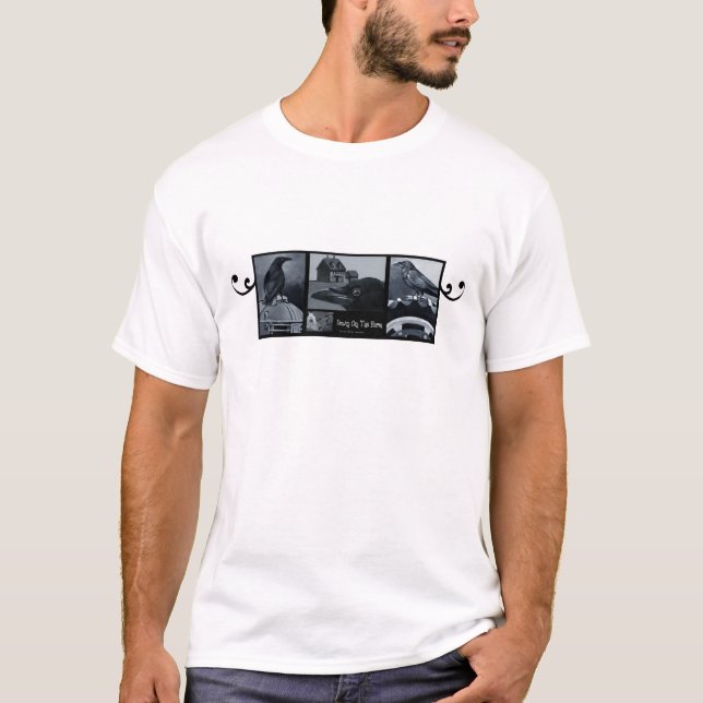 Camiseta E na fazenda havia um corvo (Frente)