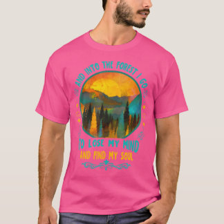 Camiseta E Na Floresta Eu Vou Ir Acampar O Verão
