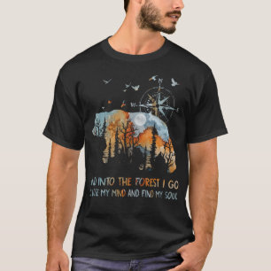 Camiseta E Na Floresta Eu Vou Perder Minha Mente Acampament