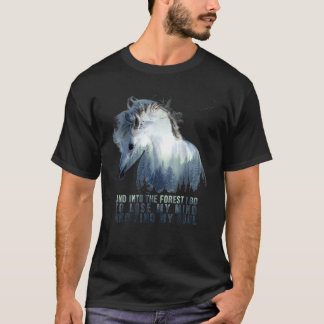 Camiseta E Na Floresta Vou Ao Perder Da Minha Mente E Encon