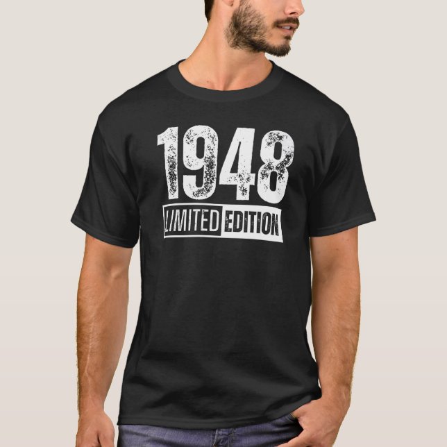 Camiseta E Nascer Em 1948 (Frente)