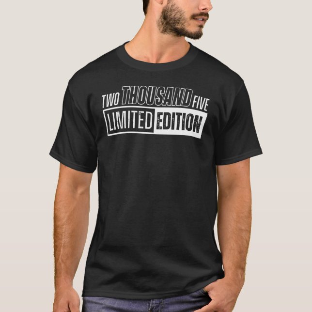 Camiseta E Nascer Em Dois Mil Cinco Ou 2005 (Frente)
