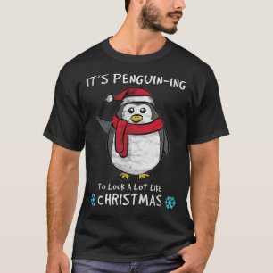 Camiseta É Natal do Pinguim-ing
