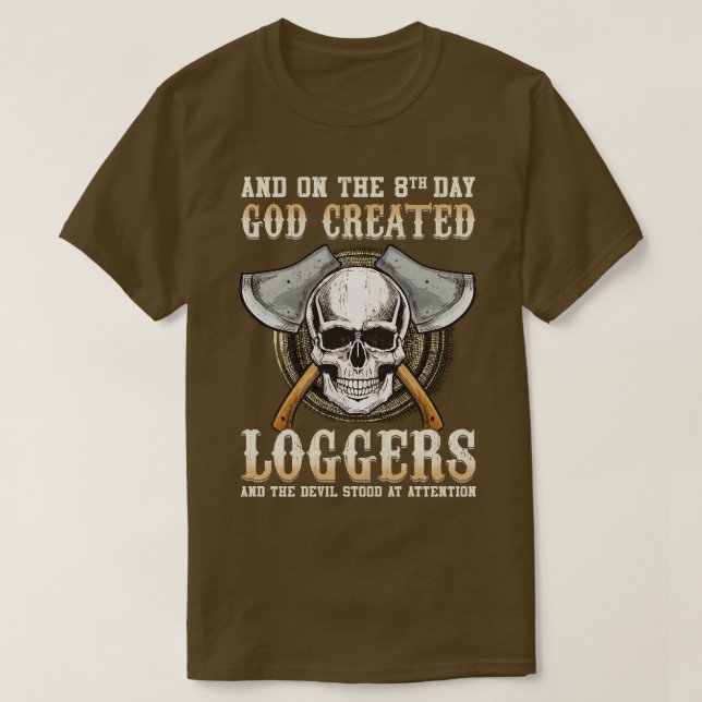 Camiseta E No 8º Dia Deus Criou Os Registradores E O Desenv (Frente do Design)