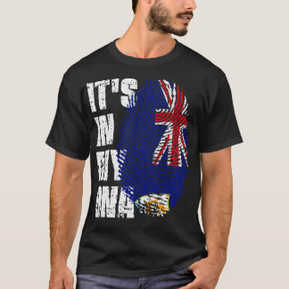 Camiseta É NO MEU DNA, a Anguilla Flag Boy, presente